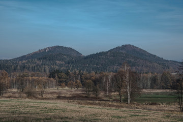 Rudawy Janowickie widok. Dolnośląskie Polska 