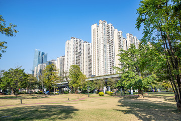 Obraz premium Reconstruction Housing Community Building, Liede Village, Tianhe District, Guangzhou, China