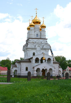 Cathedral architecture in Gorlovka Ukraine