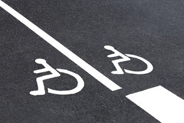 Invalid parking spaces