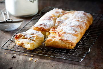 Homemade Greek Custard Pie