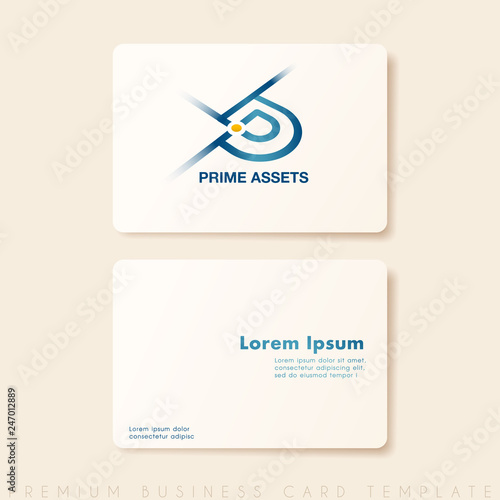 corporate logo design and business card template vector business card tem