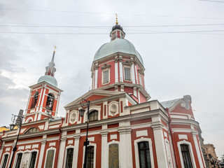 Fototapeta na wymiar Church of St. Panteleimon the Healer, Saint Petersburg, Russia
