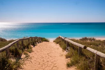 Photo sur Plexiglas Descente vers la plage Plage de l& 39 Ile Maurice, Cape Range NP, Australie
