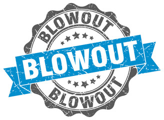 Obraz premium blowout stamp. sign. seal