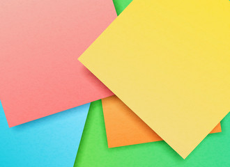 Vector illustration of multicolored craft paper in abstract style