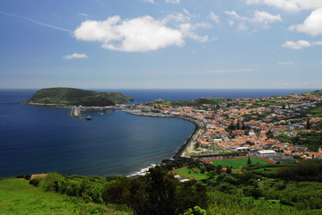 Fototapeta na wymiar Horta, on Faial Island Azores Portugal