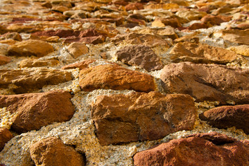 medieval stone wall pattern background