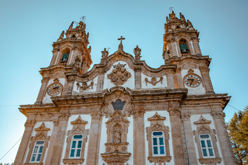 Fototapeta na wymiar Sanctuary Shrine of Our Lady of Remedies in Lamego Portugal