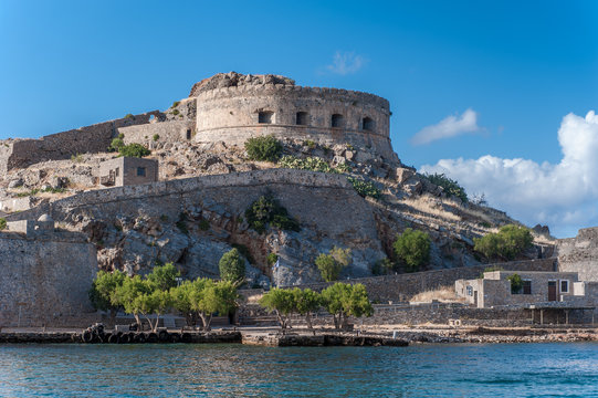 Ehemalige Festung auf der Insel Spinalonga auf Kreta