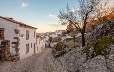 Fototapeta na wymiar Medial Village Marvao in Alentejo Portugal