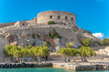 Ehemalige Festung auf der Insel Spinalonga auf Kreta