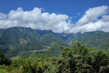 Fototapeta na wymiar Landscape mountain view in taiwan