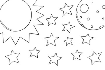 The Sun Moon and Stars from the Story of Jospeh