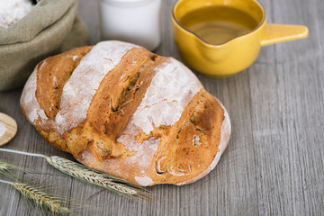 Homemade sourdough bread