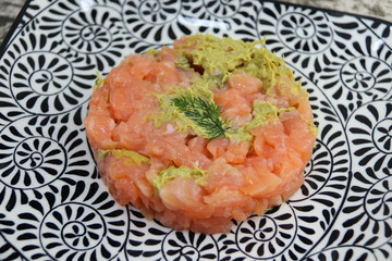 Tartare de saumon