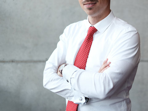 Business portrait, verschr&auml;nkte Arme, Erfolg