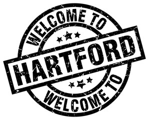 welcome to Hartford black stamp