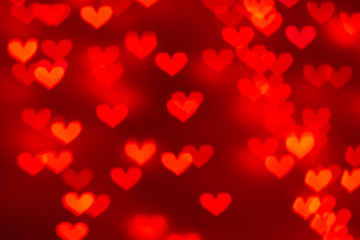 red heart background with hearts