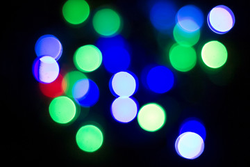 abstract multicolored lights background