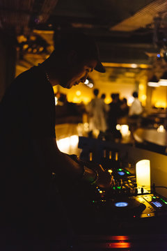 Lifestyle series: Dj playing music in nightclub