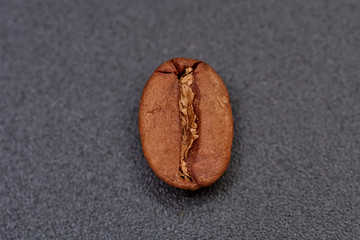 coffee beans on black background consistent with