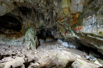 cave in a natural park