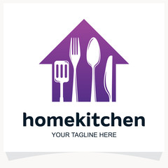 Home Kitchen Logo Design Template Inspiration