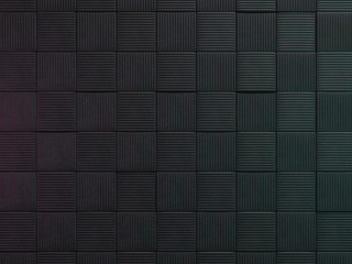 Two tone squares extruded abstract background. 3D