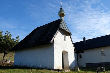 Polska, Pieniny - miejscowość Jaworki, kapliczka