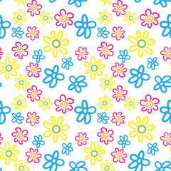 Flower seamless pattern