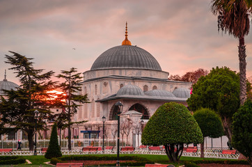 Fototapeta premium Turkish bath near Blue Mosque in Istanbul, Turkey.