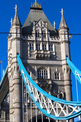 Fototapeta na wymiar Tower Bridge, close up