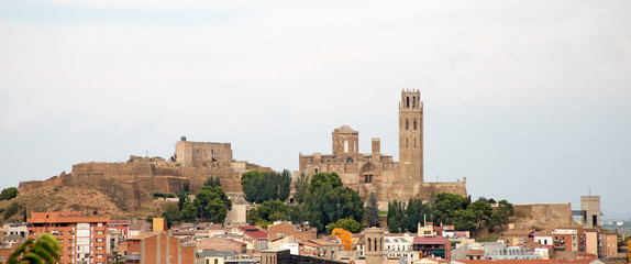 La Seu Vella (The Old Cathedral) of Lleida (Lerida) city in Catalonia, Spain