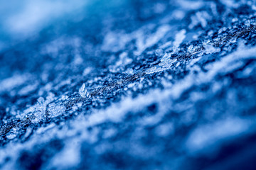 frost on glass