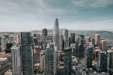 Fototapeta na wymiar aerial view of San Francisco