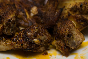 dry spiced chicken wings