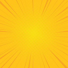 Obraz premium Radial speed lines for comic books. Explosion background