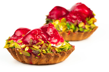 tart with strawberry