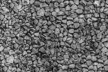 mini cobble gray weathered stones granite urban square wall old house natural materials background