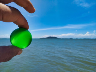 ball on the beach