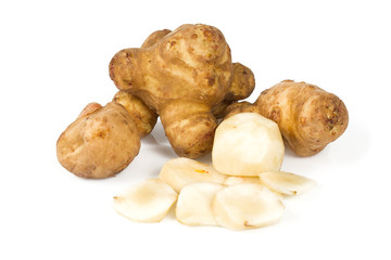 jerusalem artichoke isolated
