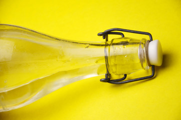 Fragment of water bottle