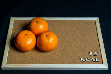 calorie foods tangerines 33 kcal 100 grams diet