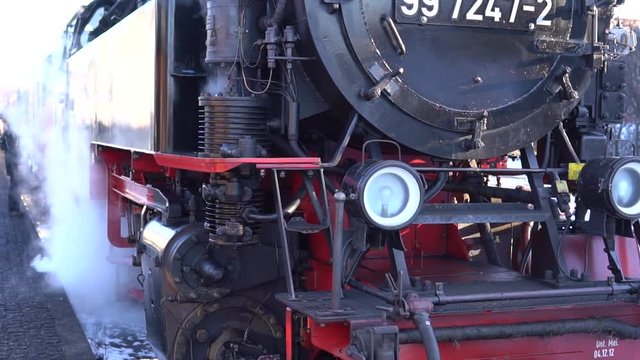 Wasserdampf und Rauch, Eisenbahn im Harz