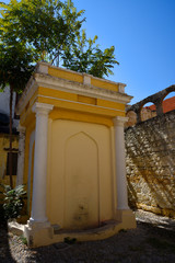 Architecture on the Island of Rhodes in  Greece.Rhodes Old Town resembles a medieval time capsule...