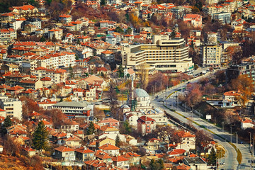 Fototapeta premium View of Shumen