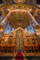 Fototapeta na wymiar Church of the Savior on Spilled Blood - St. Petersburg, Russia