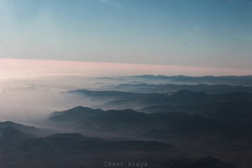 nubes desde el cielo