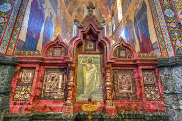 Fototapeta na wymiar Church of the Savior on Spilled Blood - St. Petersburg, Russia